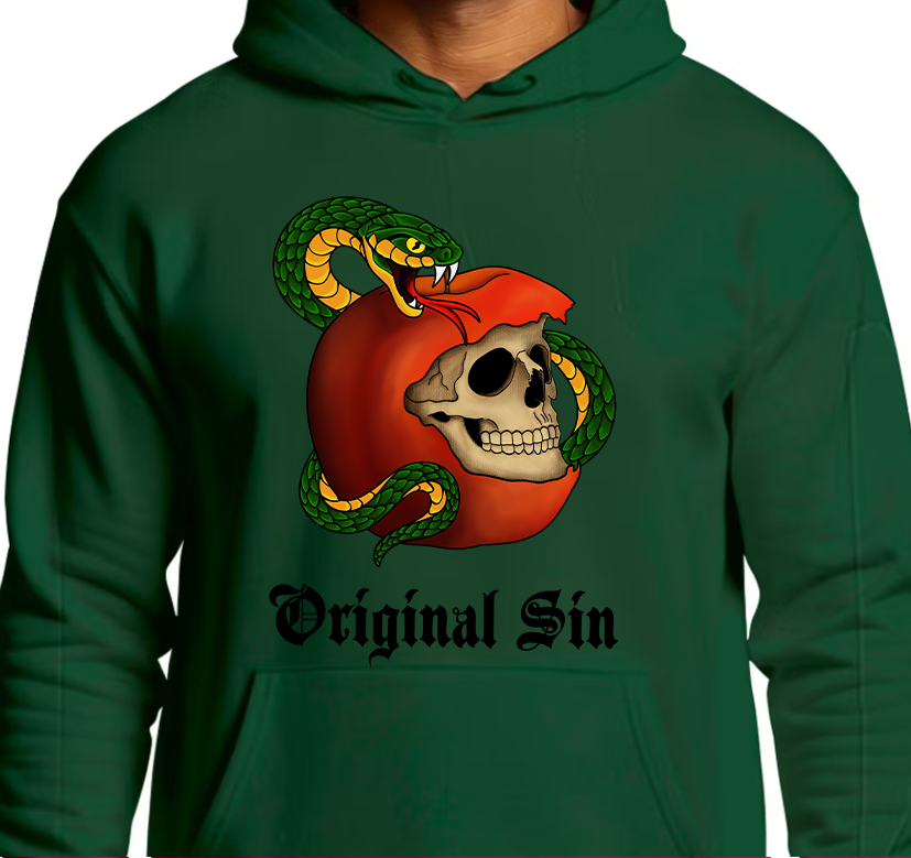 Original Sin Hoodie Front Graphics