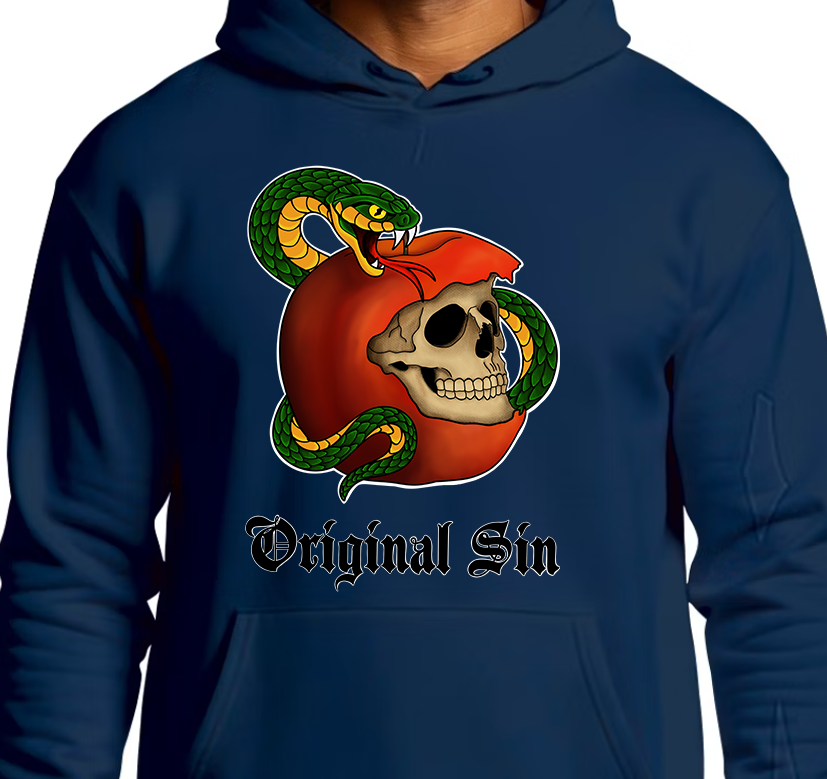 Original Sin Hoodie Front Graphics