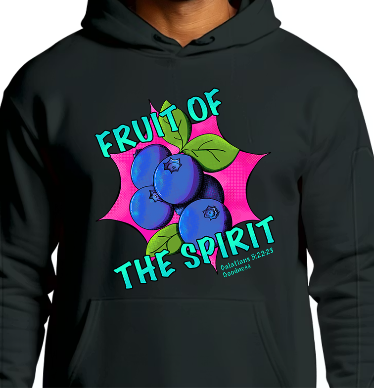 Fruit of the Spirit Blueberry Hoodie