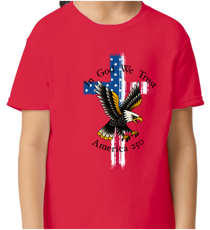 In God We Trust America 250 Children's T-Shirt