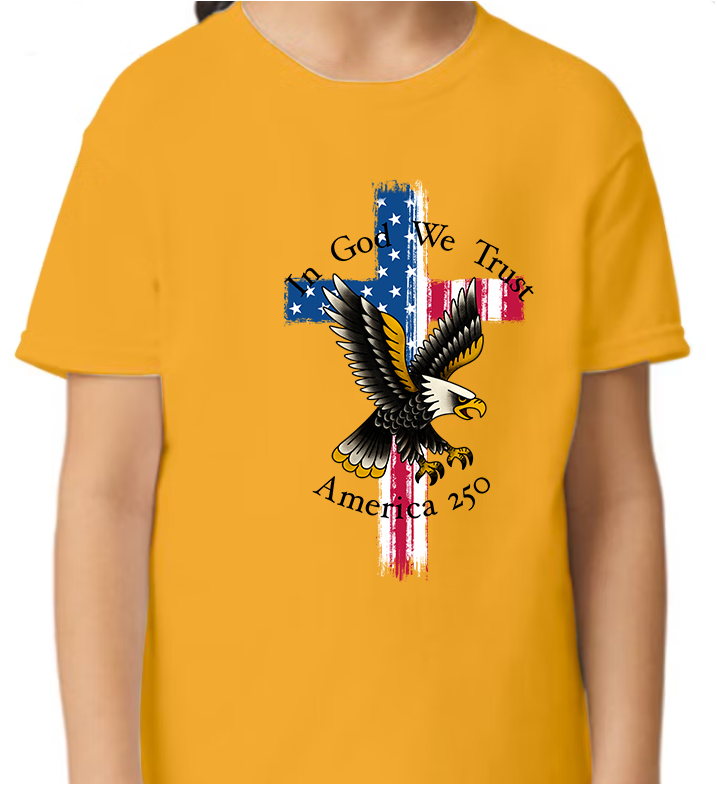 In God We Trust America 250 Children's T-Shirt