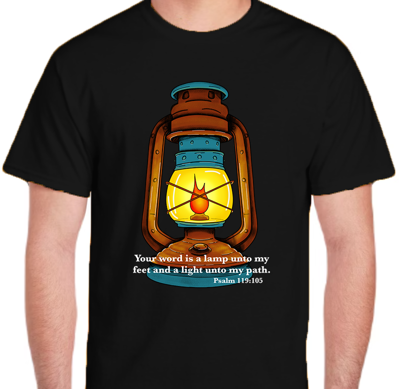 Psalm 119:105 Men's Front Graphic