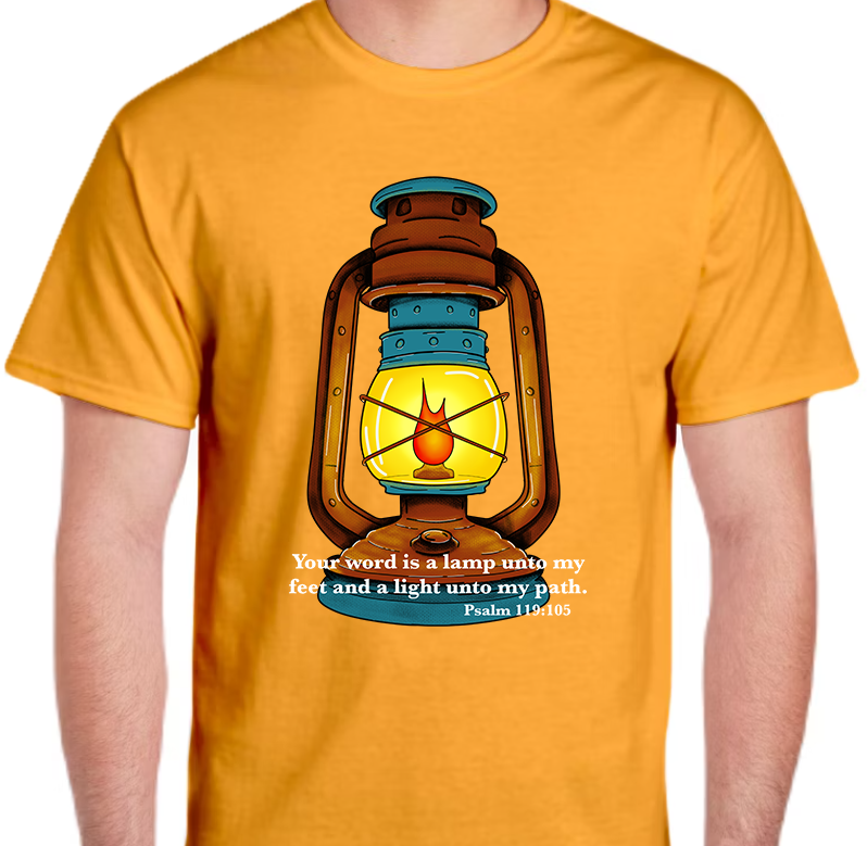 Psalm 119:105 Men's Front Graphic