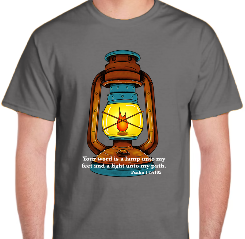 Psalm 119:105 Men's Front Graphic