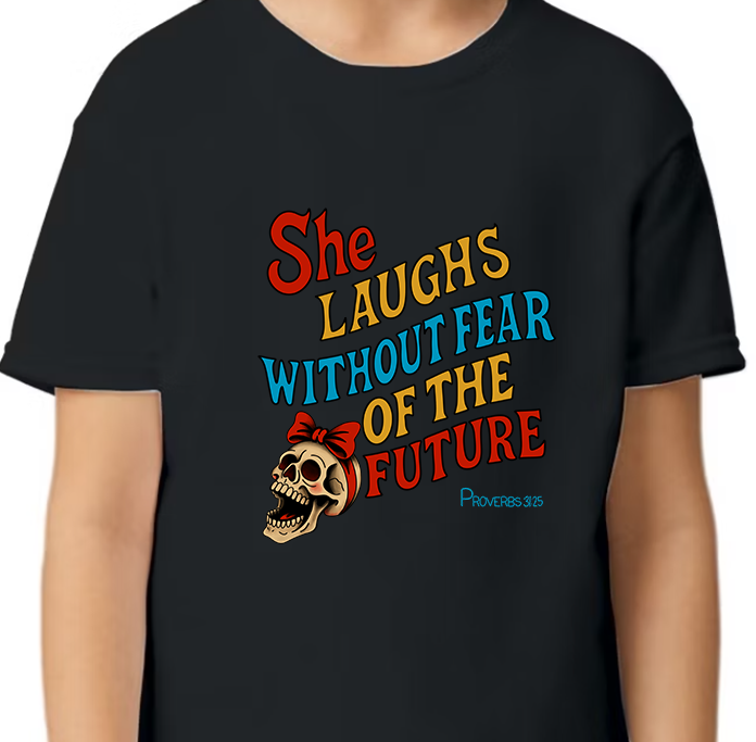 Proverbs 31:25 Children's T-Shirt