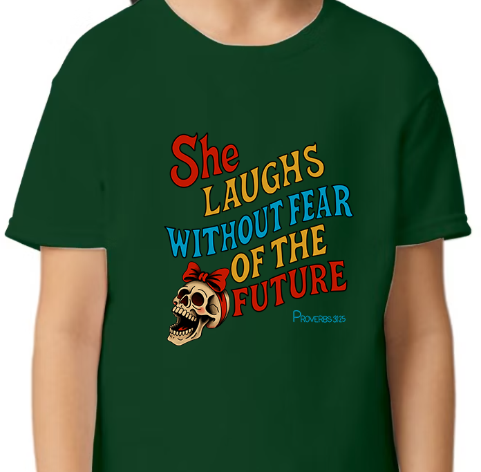 Proverbs 31:25 Children's T-Shirt