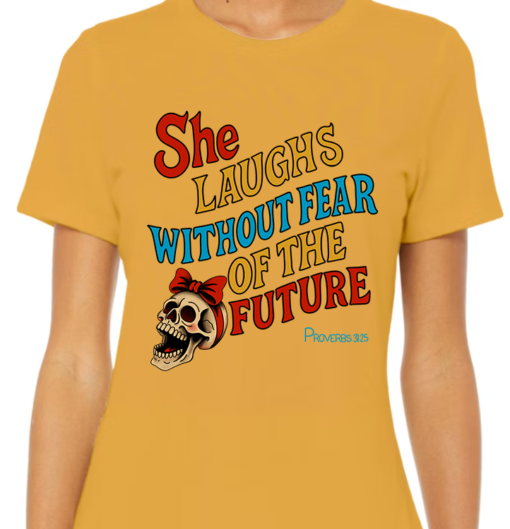 Proverbs 31:25 Women's Front Graphic