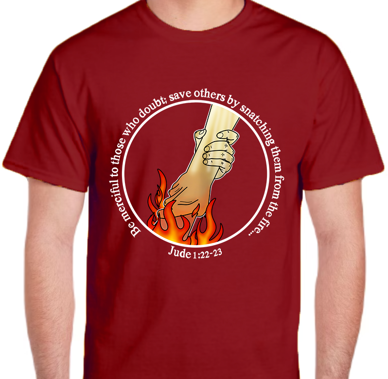 Jude 1:22 Men's Front Graphic