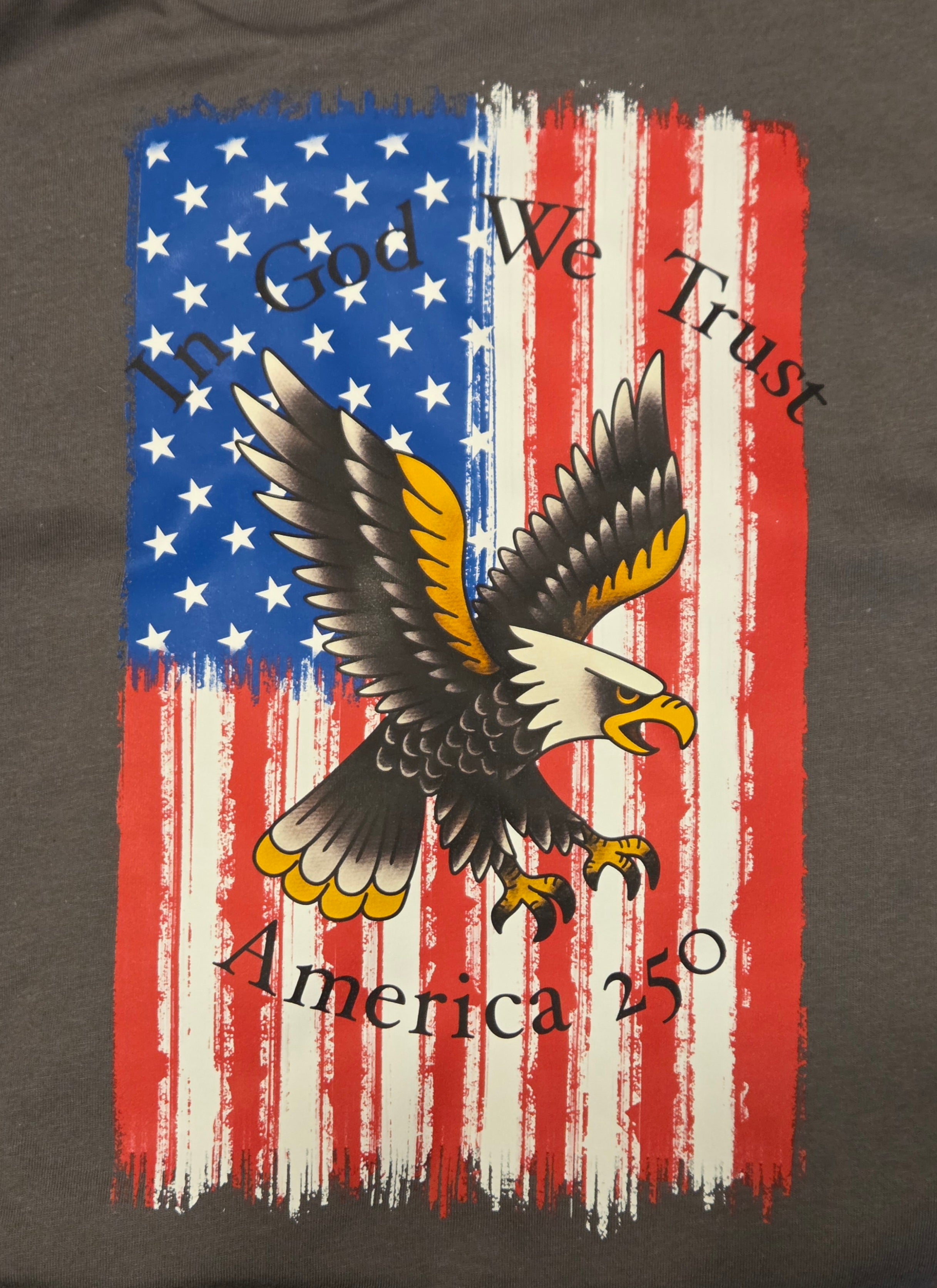 America 250 Flag Women's Front Graphic