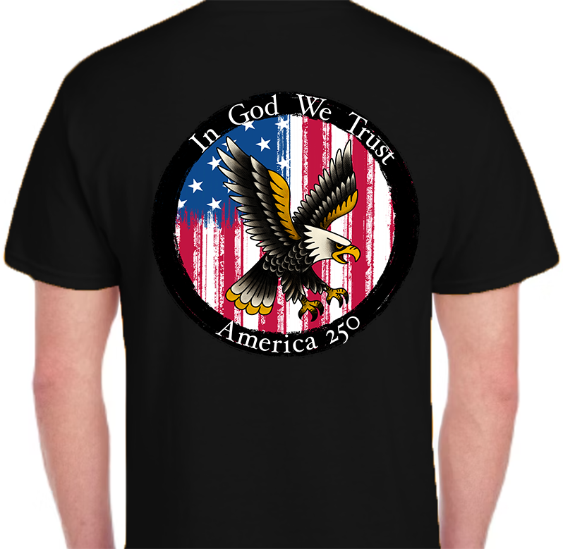 Round Seal America 250 Men's Back Graphics