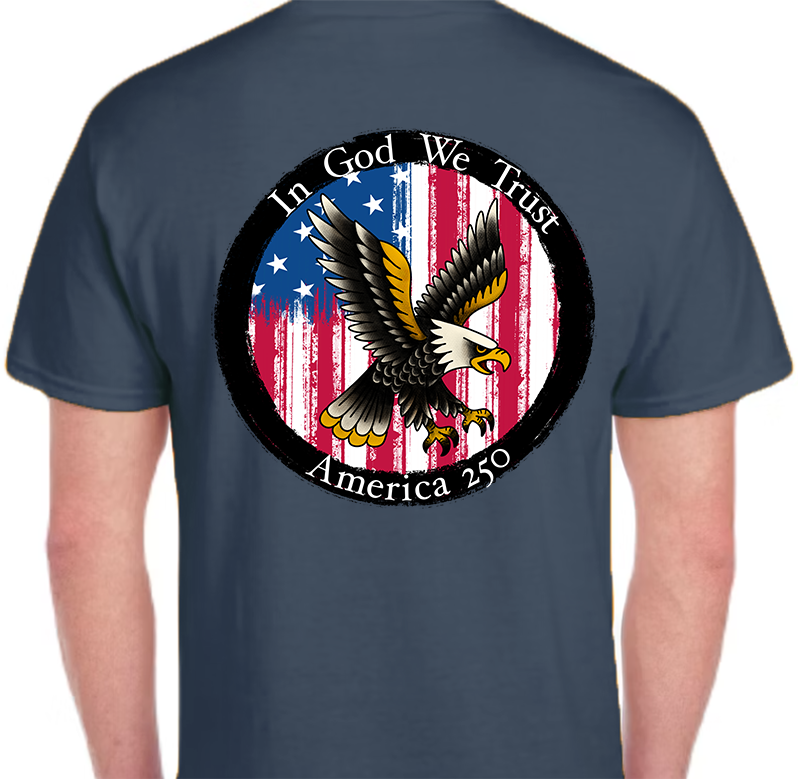 Round Seal America 250 Men's Back Graphics