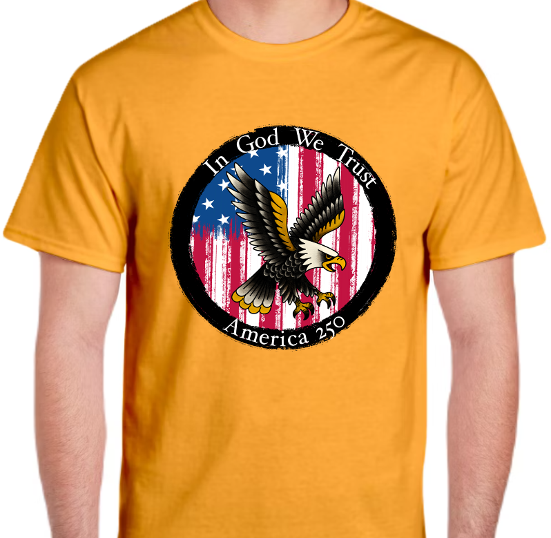 Round Seal America 250 Men's Front Graphics