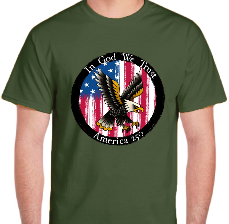 Round Seal America 250 Men's Front Graphics