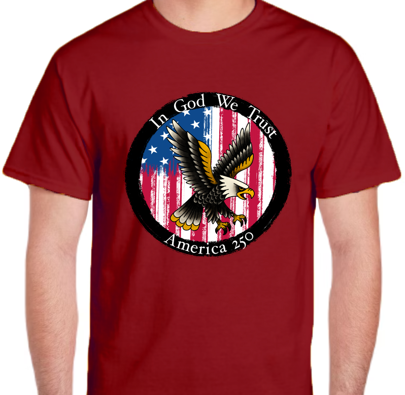 Round Seal America 250 Men's Front Graphics