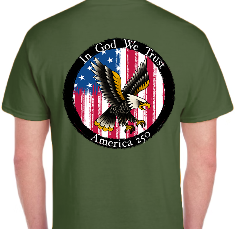 Round Seal America 250 Men's Back Graphics