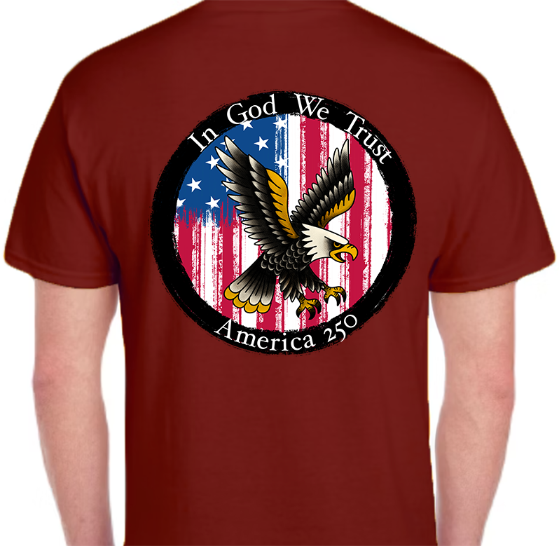 Round Seal America 250 Men's Back Graphics