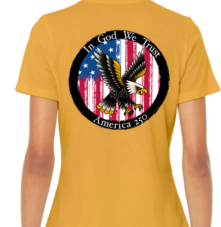 Round Seal America 250 Women's Back Graphic