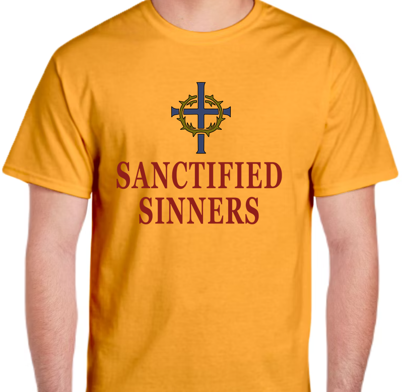 Sanctified Sinners Logo Men's Front Graphic
