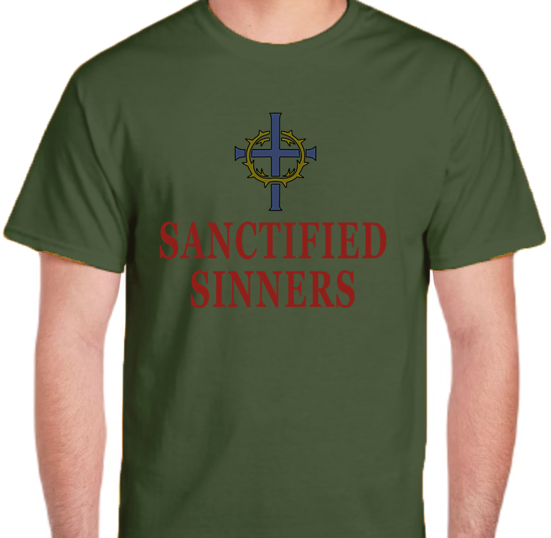 Sanctified Sinners Logo Men's Front Graphic