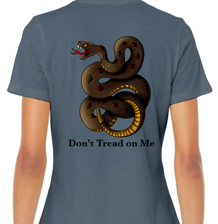 Don't Tread on Me Women's Back Graphic