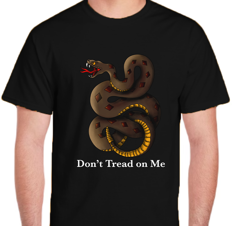Don't Tread on Me Men's Front Graphics