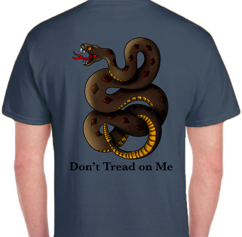 Don't Tread on Me Men's Back Graphics