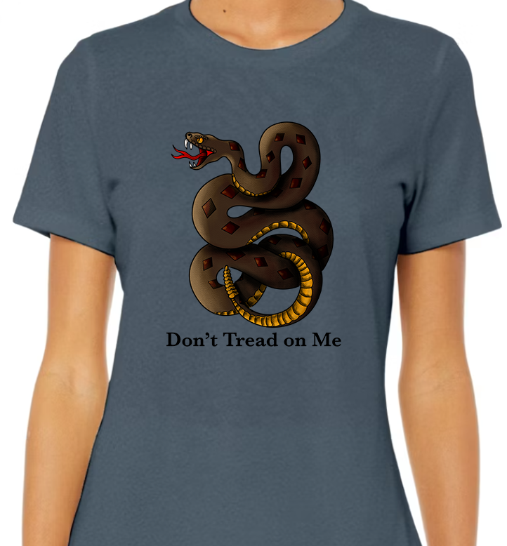 Don't Tread on Me Women's Front Graphic