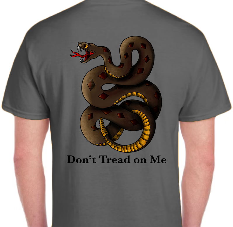 Don't Tread on Me Men's Back Graphics