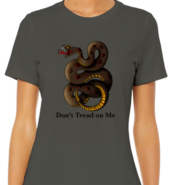 Don't Tread on Me Women's Front Graphic