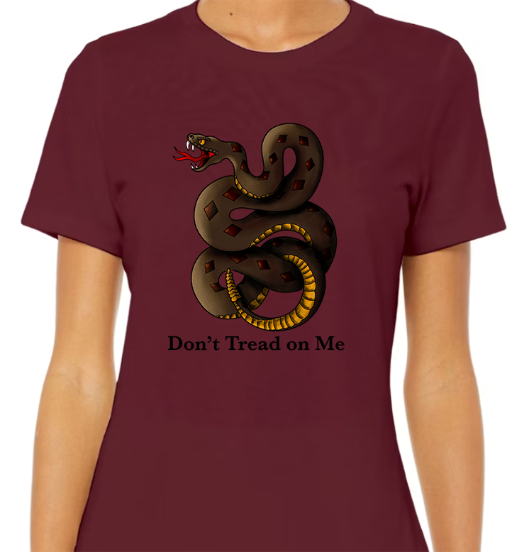 Don't Tread on Me Women's Front Graphic