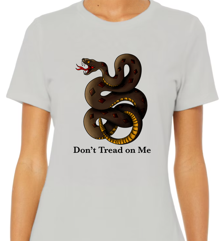 Don't Tread on Me Women's Front Graphic