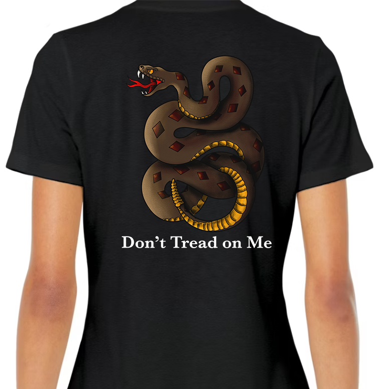 Don't Tread on Me Women's Back Graphic