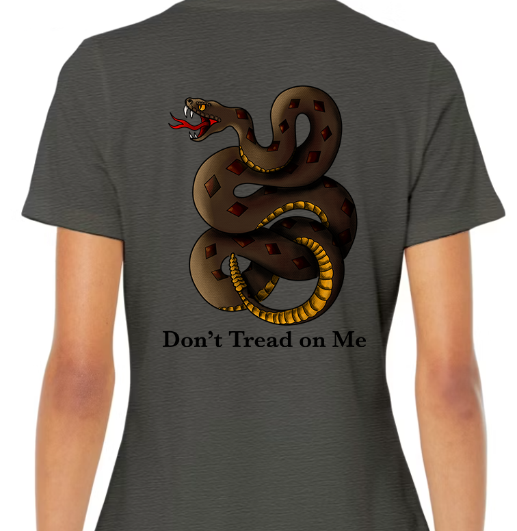 Don't Tread on Me Women's Back Graphic