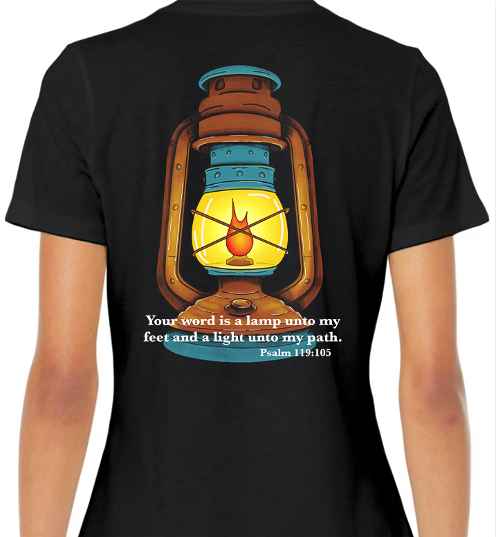 Psalm 119:105 Women's Back Graphic