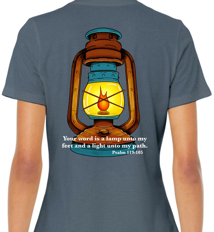 Psalm 119:105 Women's Back Graphic