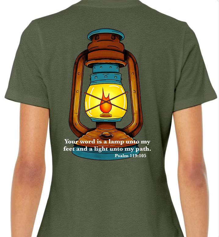 Psalm 119:105 Women's Back Graphic