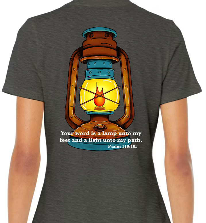 Psalm 119:105 Women's Back Graphic