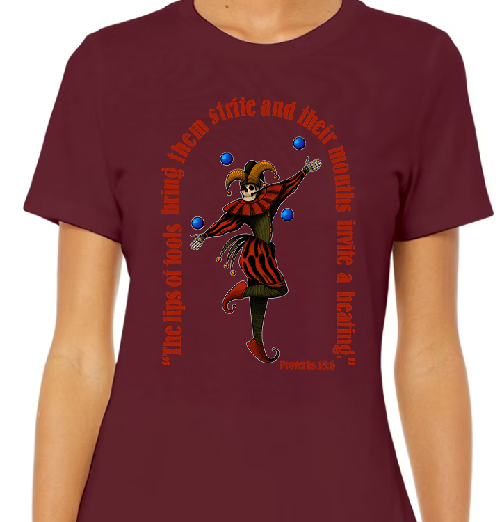 Proverbs 18:6 Women's Front Graphic