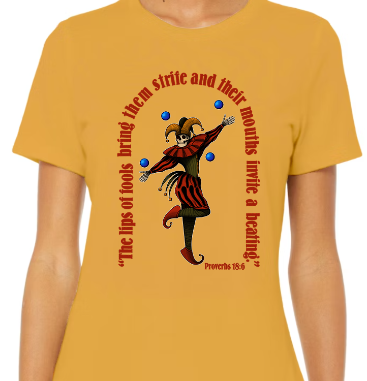 Proverbs 18:6 Women's Front Graphic