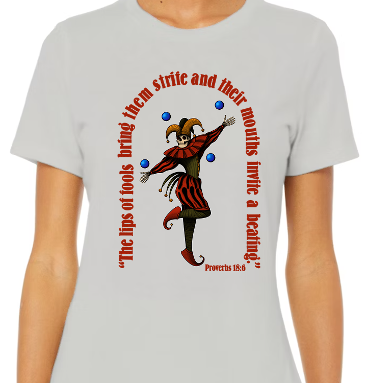 Proverbs 18:6 Women's Front Graphic