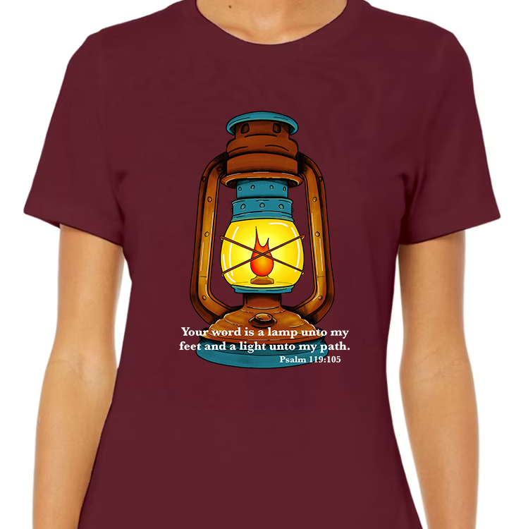 Psalm 119:105 Women's Front Graphic